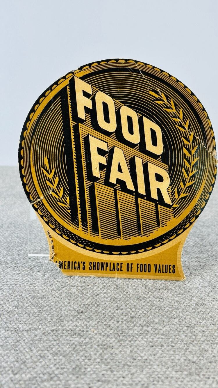 Vintage Food Fair Sewing Needle Kit Advertising Western Germany Grocery Store